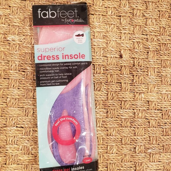 Fab Feet by Foot Petals 3/4  Insole Cushions and a Pair of Advanced Gel Insoles - Picture 6 of 9